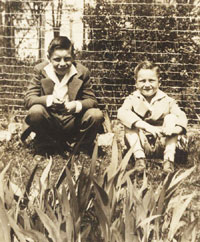 Larry with his brother Jerry