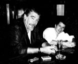 Marc Caplan and Larry Jennings at the Magic Castle, 1989