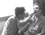 Dr. Sawa checking Larrys teeth in Japan (1969).